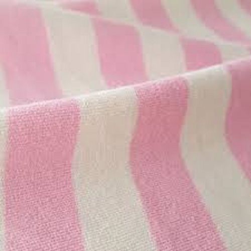 Normal Shine Skin Friendly Striped Soft Cotton Unstitched Fabrics For Making Garments