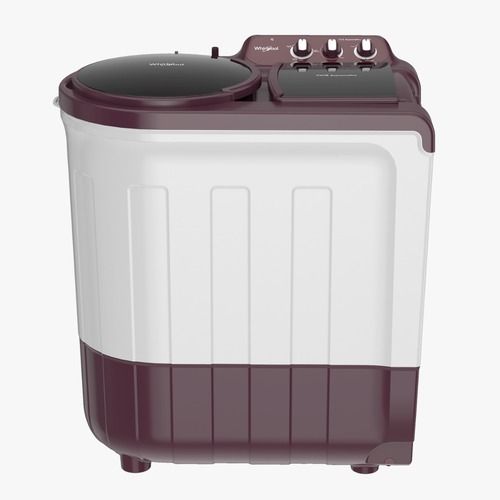 White And Maroon 8 Kg Capacity And 1350 Rpm Spin Speed Domestic Washing Machine