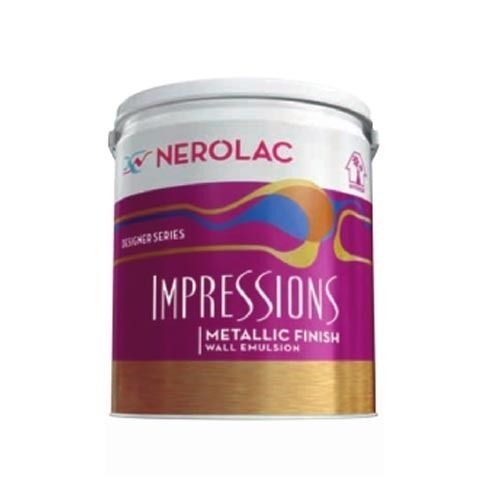  Metallic Finish 10 Liter Packaging Size Nerolac Impression Wall Emulsion Paint 