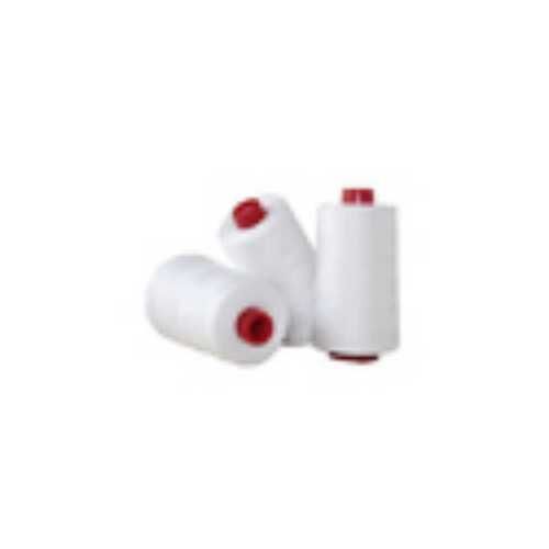 2 Ply White Polyester Yarn For Embroidery, Weaving And Stitching