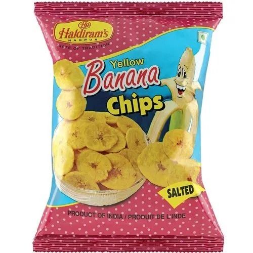 30 Gram Crispy And Salty Taste Ready To Eat Haldirams Fried Banana Chips 