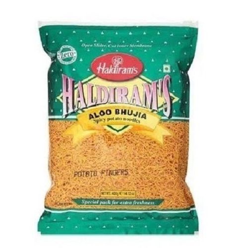 65 Gram Packaging Size Crunchy And Tasty Easily Digest Haldiram Aloo Bhujia Mixture Namkeen
