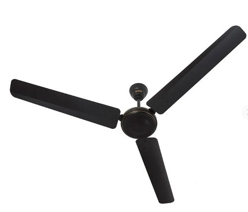 Black 400 Rpm Speed And 1200 Mm Sweep 3 Blade 1 Star Ceiling Fan 