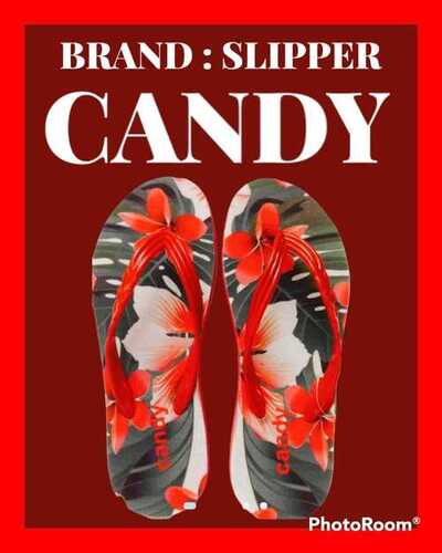Candy Designer Ladies Non-Slip Sole Casual Wear EVA Rubber Slippers