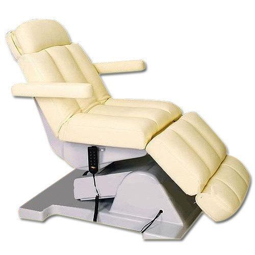 Chrome Yellow Adjustable Derma Chair 