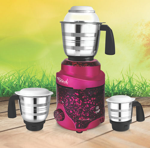 Heavy Duty 1HP Electric Mixer Grinder With 3 Stainless Steel Jar