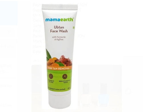 Packaging Size 25 Milliliter Smooth Texture Herbal Ubtam De Tan Face Wash 