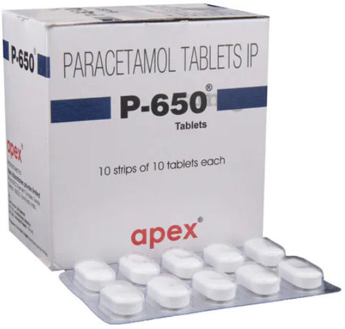 Paracetamol Tablet Ip With Pack Of 10x10 Tablets