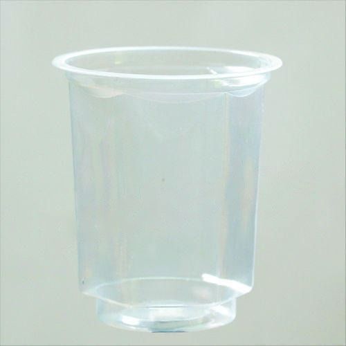 Round Plain For Event And Party Plastic Material 200 Ml Disposable Glass 