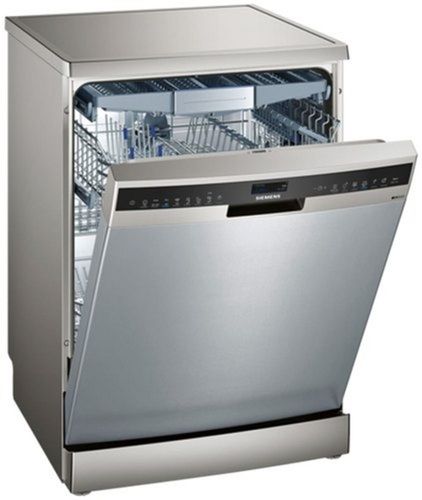 Rectangular Silver Manual Control Electric Modern Stylish Smart Stainless Steel Siemens Dishwasher 