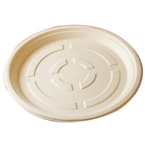 Round Shape 6 Inches Size Plain White Disposable Paper Plate 