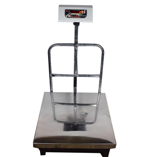 Silver Color Stainless Steel 100 Kg Capacity Rust Proof Digital Platform Scale