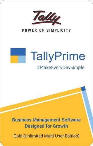 Tallyprime Gold अनलिमिटेड मल्टीयूज़र एडिशन बिजनेस अकाउंटिंग सॉफ्टवेयर