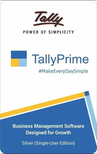 Tallyprime Silver Business Accounting Software (Single User Edition) Dehydration Method: Normal