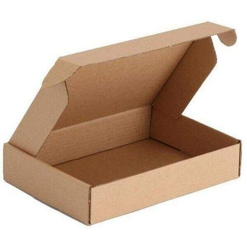 100% Paper Eco Friendly Plain Rectangle Corrugated Cardboard Box