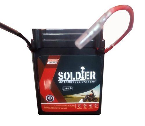 113 X 87 X 105 Mm Size Soldier 12 Volt 2.5 Ampere-hour Bike Battery