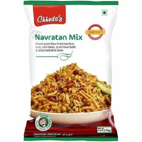 170 Gram Crunchy And Spicy In Taste Chhedas Navratan Mix Namkeen