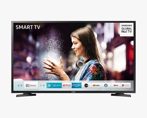 43 Inch Size 15.3 KG Weight 4K Resolution Rectangular Shape Black Samsung LED TV