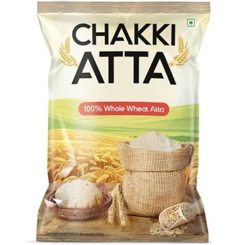 76 Gram Carbohydrate Pack Of 5 Kilogram White Premium Quality Chakki Whole Wheat Atta