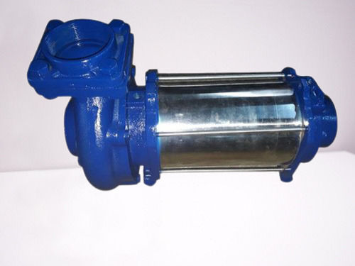 Blue Agricultural Open Well Single Stage 3 Hp Submersible Pump