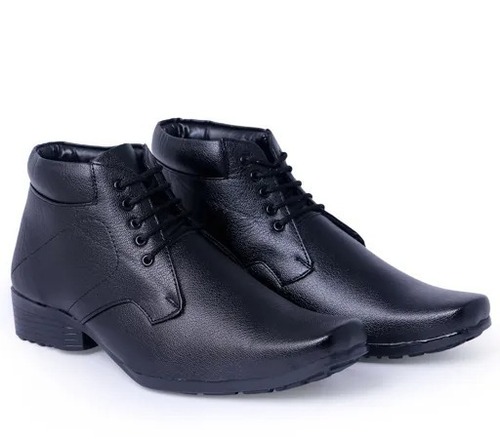 Breathable And Comfortable Synthetic Leather Formal Men Black