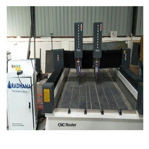 Gray Energy Efficient Fully Automatic Heavy Duty Marble Engraving Router Machine