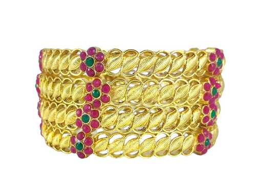 Gold Plated Designer Bangles