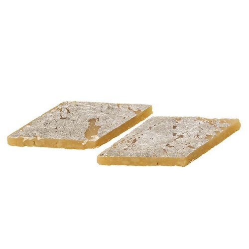 Delicious Sweet Kaju Katli - 12 Pieces, Smooth Texture, Hygienically Processed, No Added Artificial Color