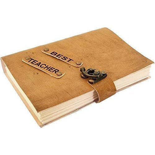 Plain Pattern Board Leather Material A4 Size Handmade Notebook Dimension(L*W*H): 180 X 38 X 11 Mm (L X W X H) Millimeter (Mm)