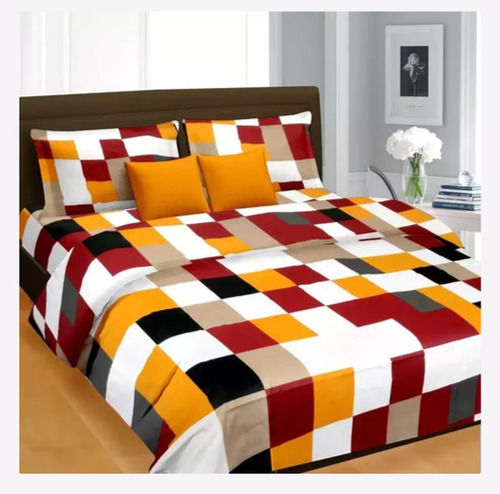 Pure Cotton Double Bed Sheets With 2 Pillow Covers
