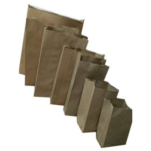 Rust-resistant And Eco Friendly 400 Gsm Brown Craft Paper Pouch