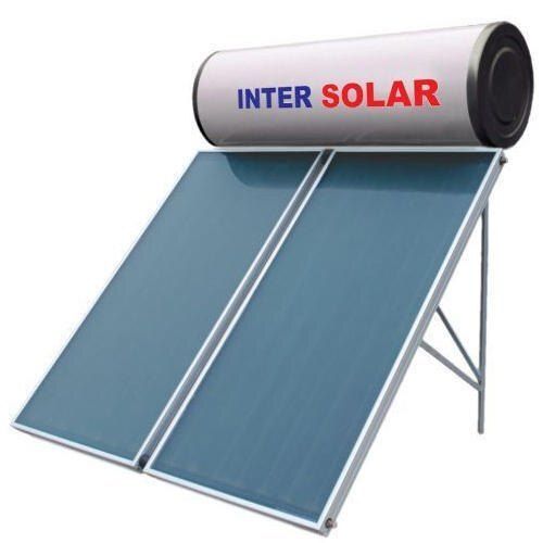 White Sturdy Construction Industrial Solar Water Heater