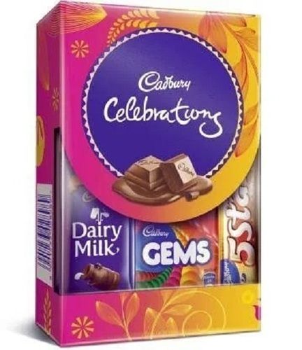 Sweet And Delicious Cadbury Milk Celebrations Assorted Chocolate Gift Measurement: Attendance Recording