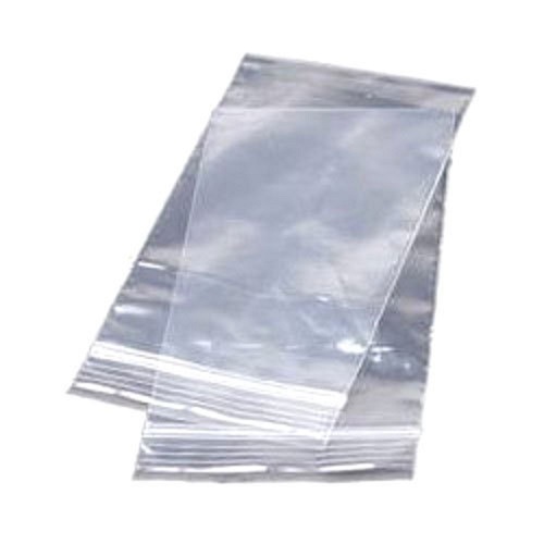 Transparent 4 Kilogram Capacity Semi Translucent Plastic Poly Bag - LDPE Material Small Size White Color Soft Waterproof 4-Side Seal Style