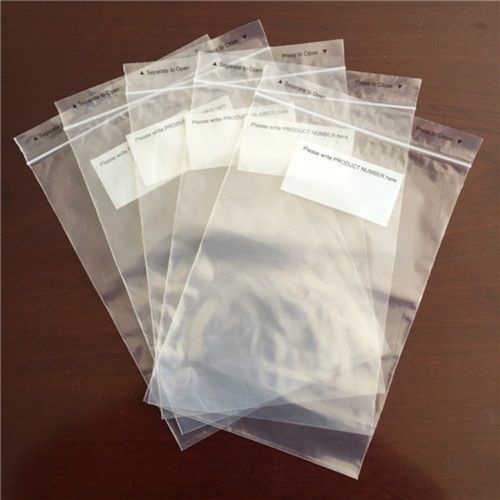 Transparent 5 Kilogram Capacity Semi Translucent Plastic Zip Bag 