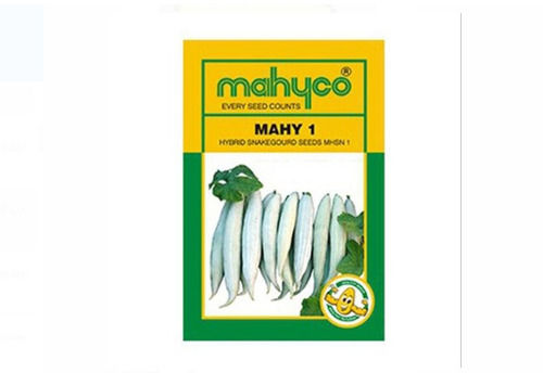 White 10 Gram Mahyco Hybrid Snake Gourd Vegetable Seeds 