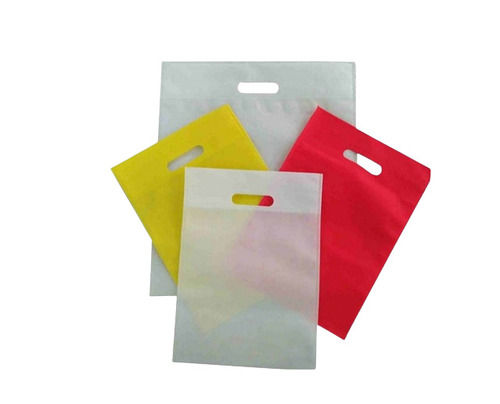 2 Kg Capacity Multi Color Rectangular Shape D Cut Non Woven Bags