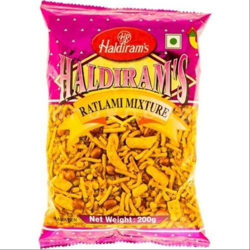 200 Gram Crunchy And Crispy Texture Haldiram Ratlami Mixture Namkeen