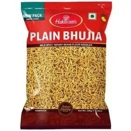 200 Gram Food Grade Crunchy Fried Plain Haldiram Bhujia Namkeen