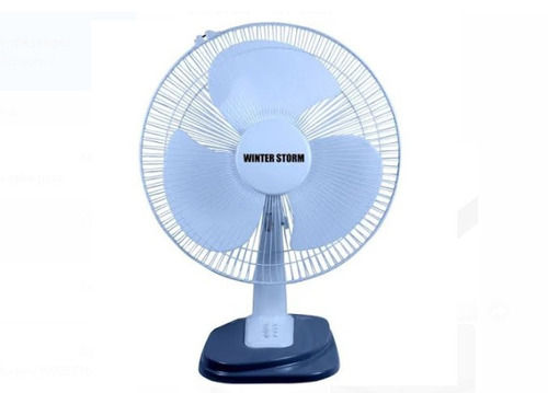 30 Watt Power Related Voltage 220 V Speed 250 Rpm Winter Storm Table Fan 