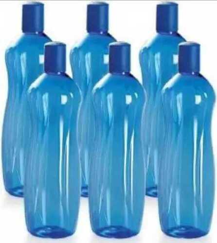 Blue Plastic Water Bottle