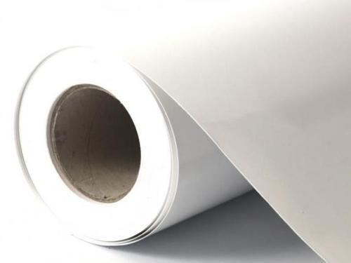 Eco Friendly And Durable Olive White Self Adhesive Vinyl Rolls (100 Mc) Hardness: Soft