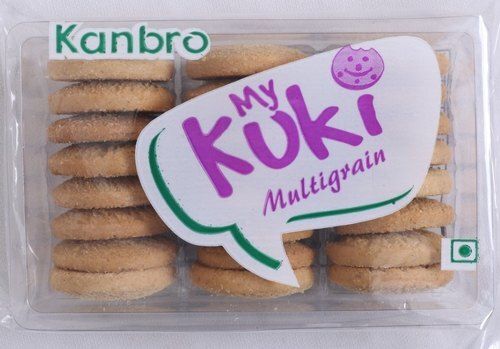 Eggless Kanbro Multigrain Cookies, Ingredients: Oats, Ragi, Chana Dal, Maize, Barley, Salt, Edible Vegetable Oil, Baking Soda