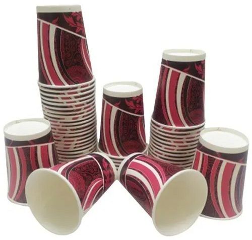 Multi Color Printed Pattern Disposable Paper Cup For Party And Events Use