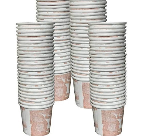 पार्टी और कार्यक्रमों के लिए गुलाबी छोटे आकार का डिस्पोजेबल पेपर कप