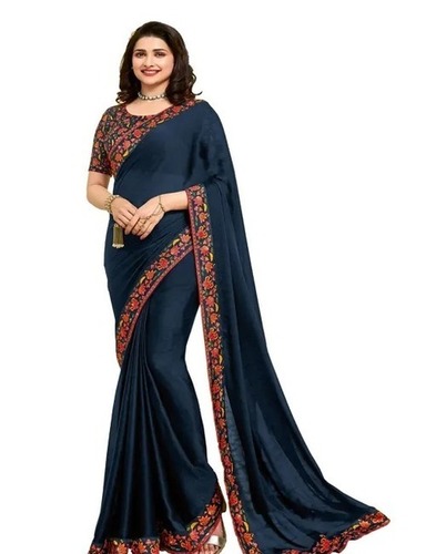 Washable And Comfortable Red And Black Plain Pattern Cotton Silk Saree - Cotton Silk Fabric Unstitched Blouse Piece | Elegant Design for Party Wear
