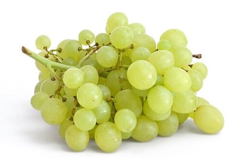 1 Kilogram Sweet Taste Round Shape Green Grapes Fruit