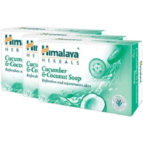 125 Gram Refreshes And Rejuvenates Skin Himalaya Herbal Cucumber And Coconut Soap