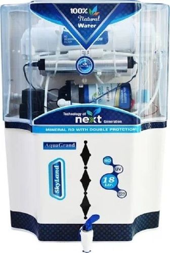 18 Liter Capacity Double Protection Plastic Body Ro Water Purifier 