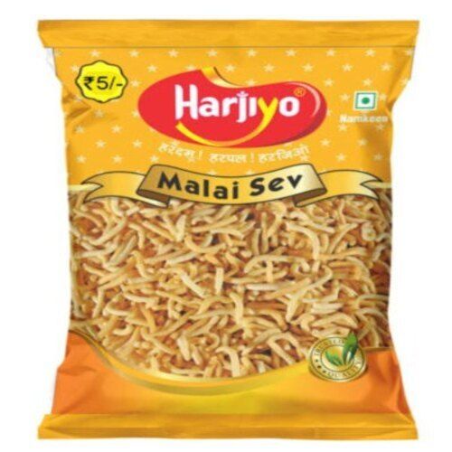 30 Gram Crispy And Spicy Taste Fried Malai Sev Namkeen Carbohydrate: 2.3 Percentage ( % )